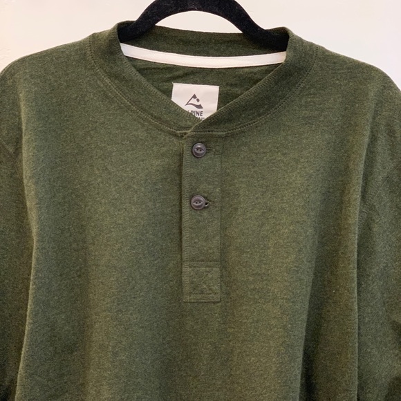 NWT-Alpine Design Forest Green Long Sleeve - Picture 3 of 8